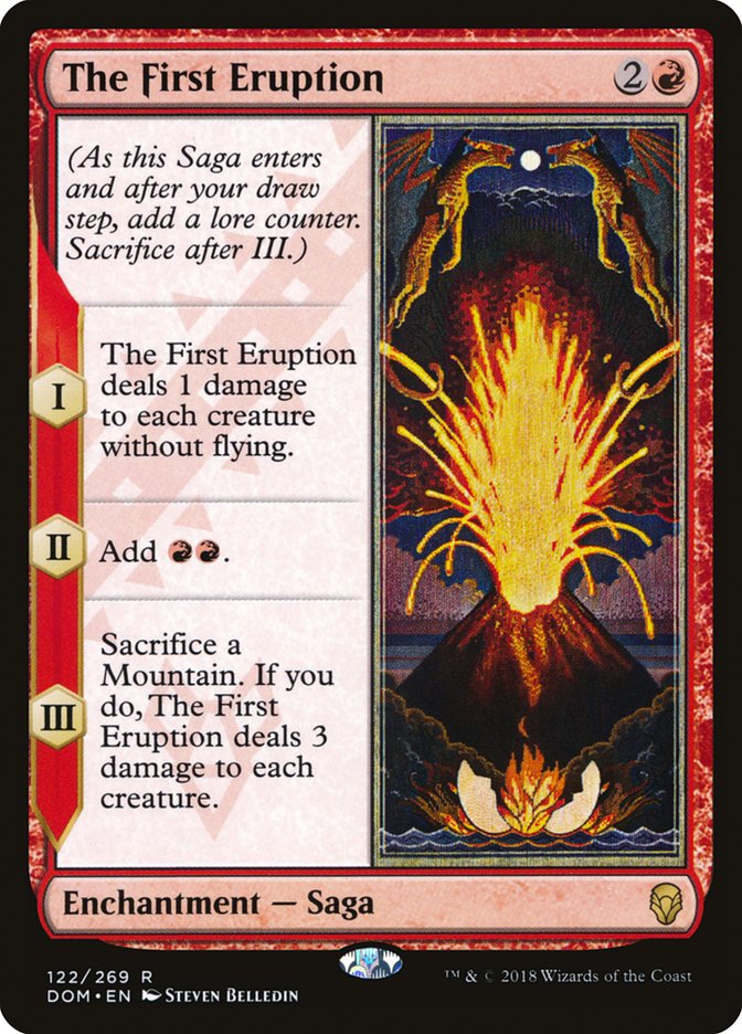 The First Eruption [Dominaria] | Webway Games