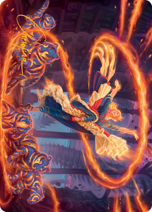Joyful Stormsculptor Art Card (Gold-Stamped Signature) [March of the Machine Art Series] | Webway Games