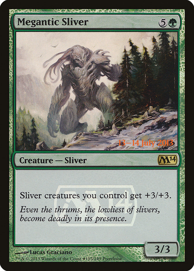 Megantic Sliver [Magic 2014 Prerelease Promos] | Webway Games