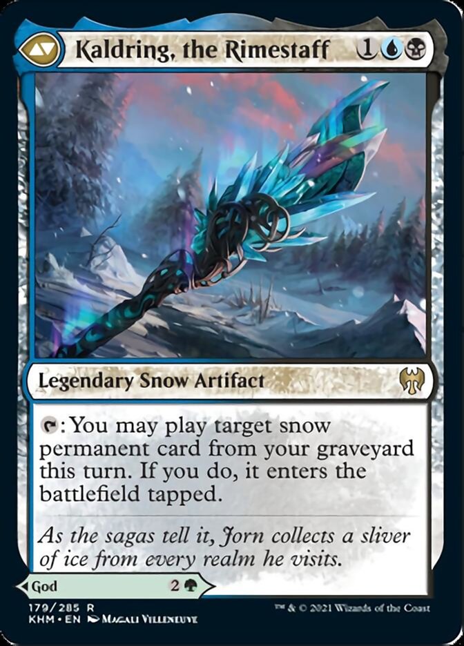 Jorn, God of Winter // Kaldring, the Rimestaff [Kaldheim] | Webway Games