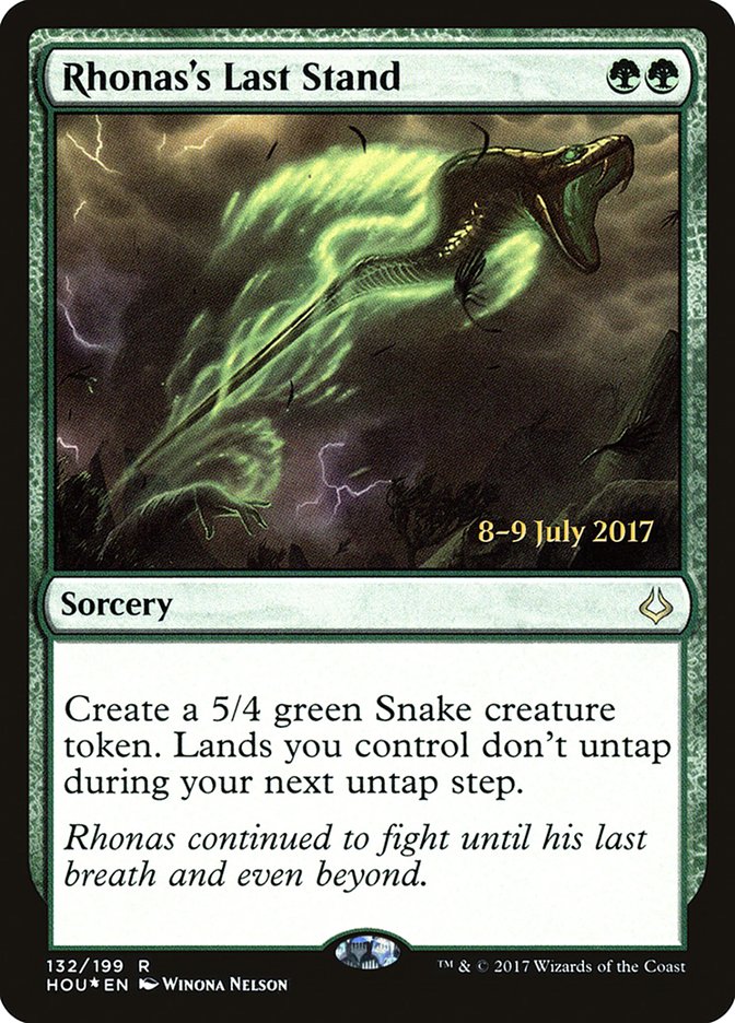 Rhonas's Last Stand  (Prerelease) [Hour of Devastation Prerelease Promos] | Webway Games