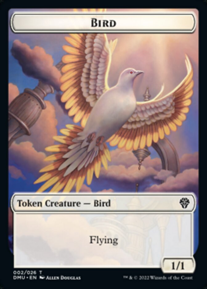 Bird (002) // Goblin Double-sided Token [Dominaria United Tokens] | Webway Games