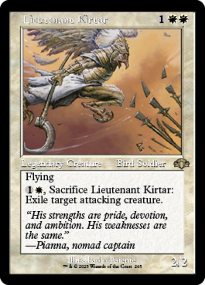 Lieutenant Kirtar (Retro) [Dominaria Remastered] | Webway Games