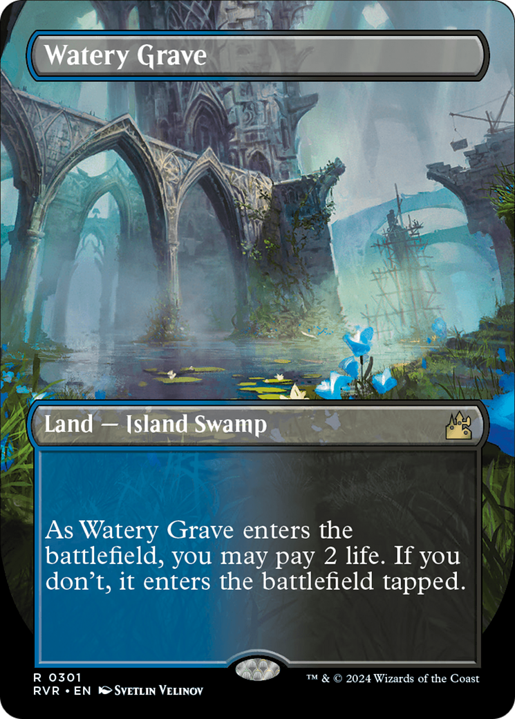 Watery Grave (Borderless) [Ravnica Remastered] | Webway Games