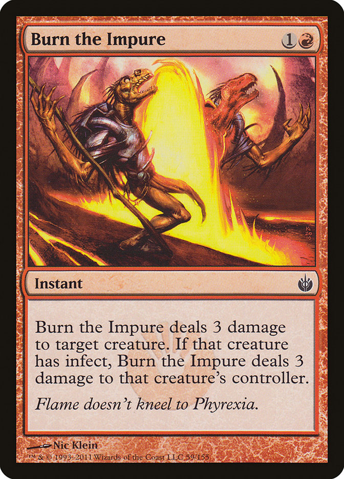 Burn the Impure [Mirrodin Besieged] | Webway Games