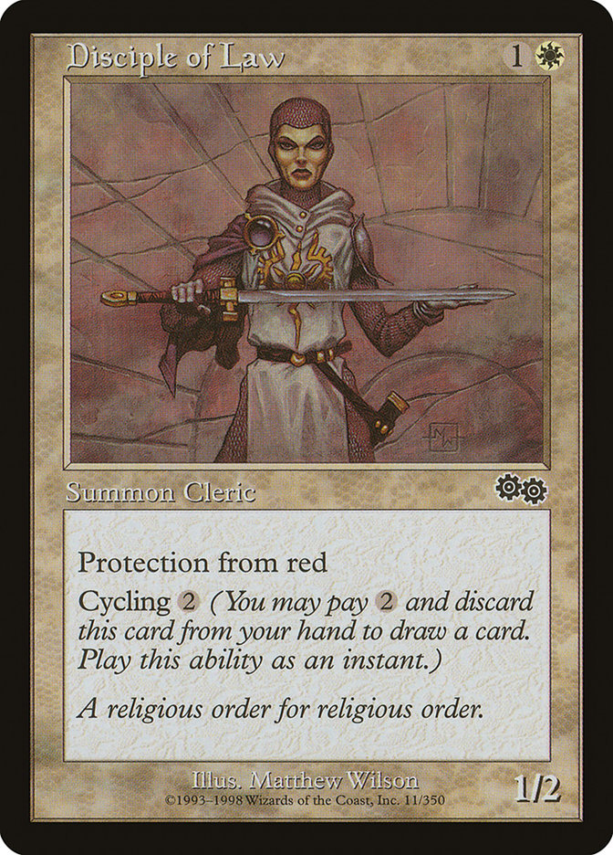 Disciple of Law [Urza's Saga] | Webway Games