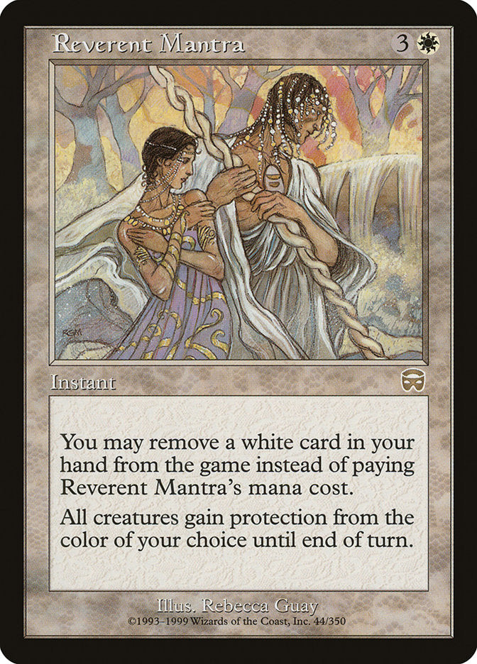 Reverent Mantra [Mercadian Masques] | Webway Games