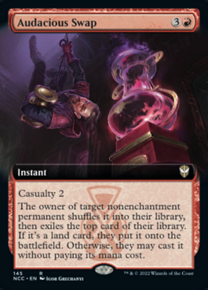 Audacious Swap (Extended Art) [Streets of New Capenna Commander] | Webway Games
