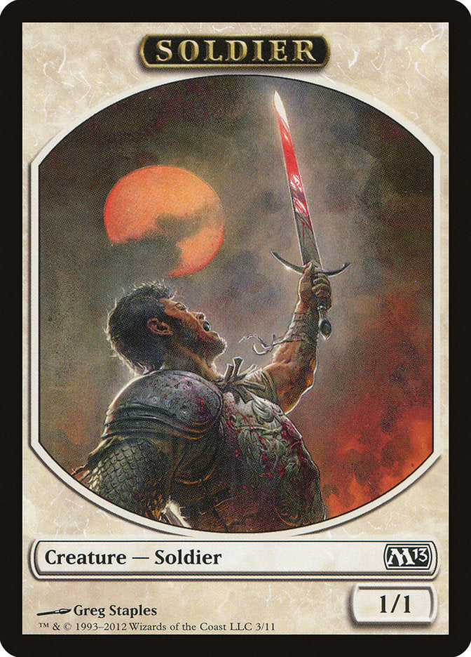 Soldier [Magic 2013 Tokens] | Webway Games