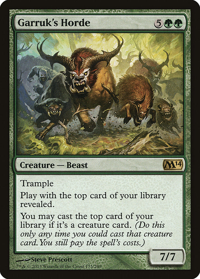 Garruk's Horde [Magic 2014] | Webway Games