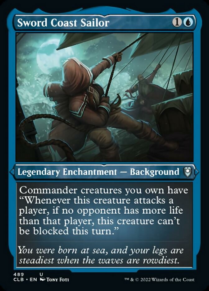 Sword Coast Sailor (Foil Etched) [Commander Legends: Battle for Baldur's Gate] | Webway Games