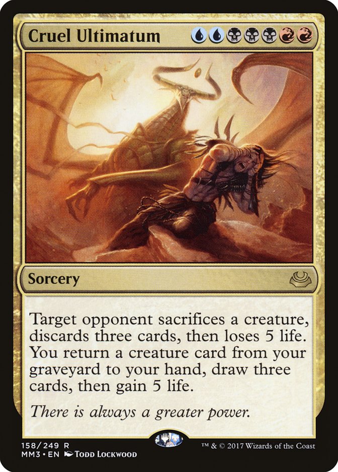 Cruel Ultimatum [Modern Masters 2017] | Webway Games