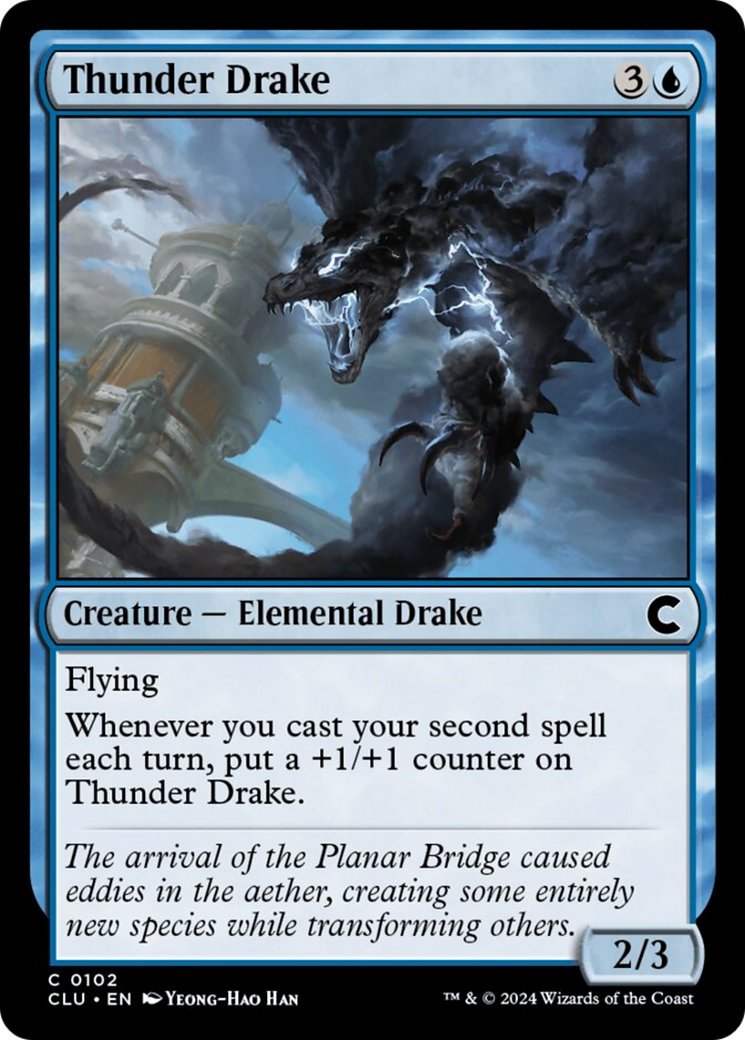 Thunder Drake [Ravnica: Clue Edition] | Webway Games