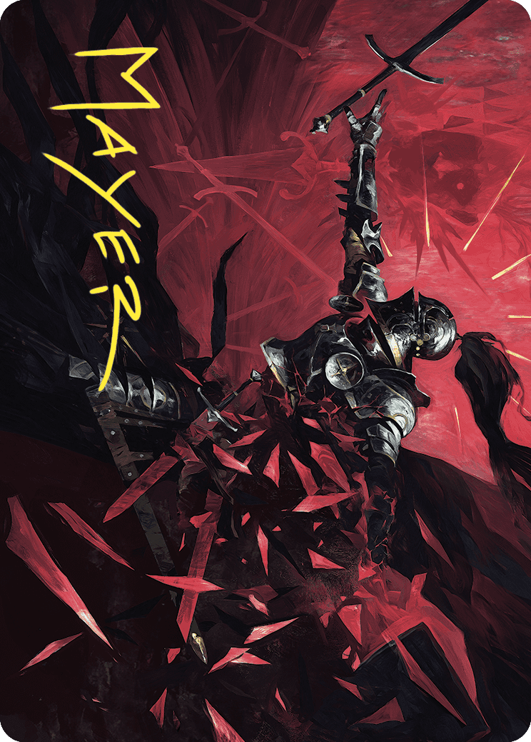 Shatter the Oath Art Card (Gold-Stamped Signature) [Wilds of Eldraine Art Series] | Webway Games