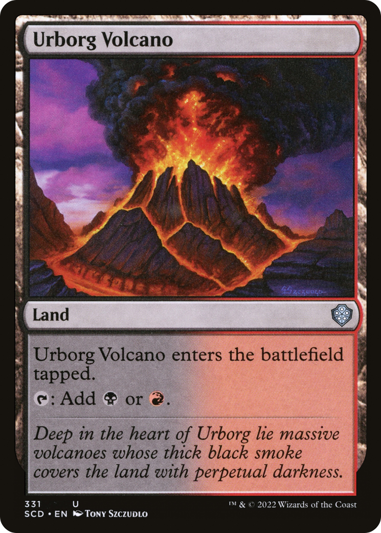 Urborg Volcano [Starter Commander Decks] | Webway Games