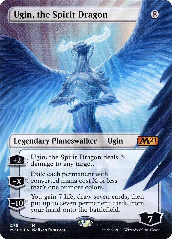 Ugin, the Spirit Dragon (Extended) (279) [Core Set 2021] | Webway Games
