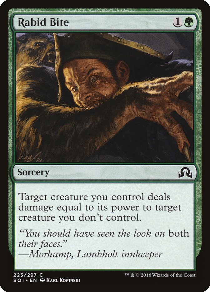 Rabid Bite [Shadows over Innistrad] | Webway Games
