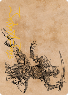 Lae'zel, Vlaakith's Champion Art Card (Gold-Stamped Signature) [Commander Legends: Battle for Baldur's Gate Art Series] | Webway Games