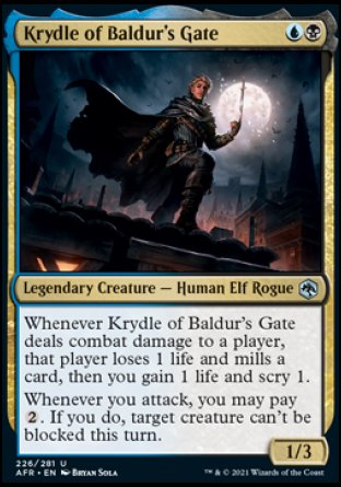 Krydle of Baldur's Gate [Dungeons & Dragons: Adventures in the Forgotten Realms] | Webway Games