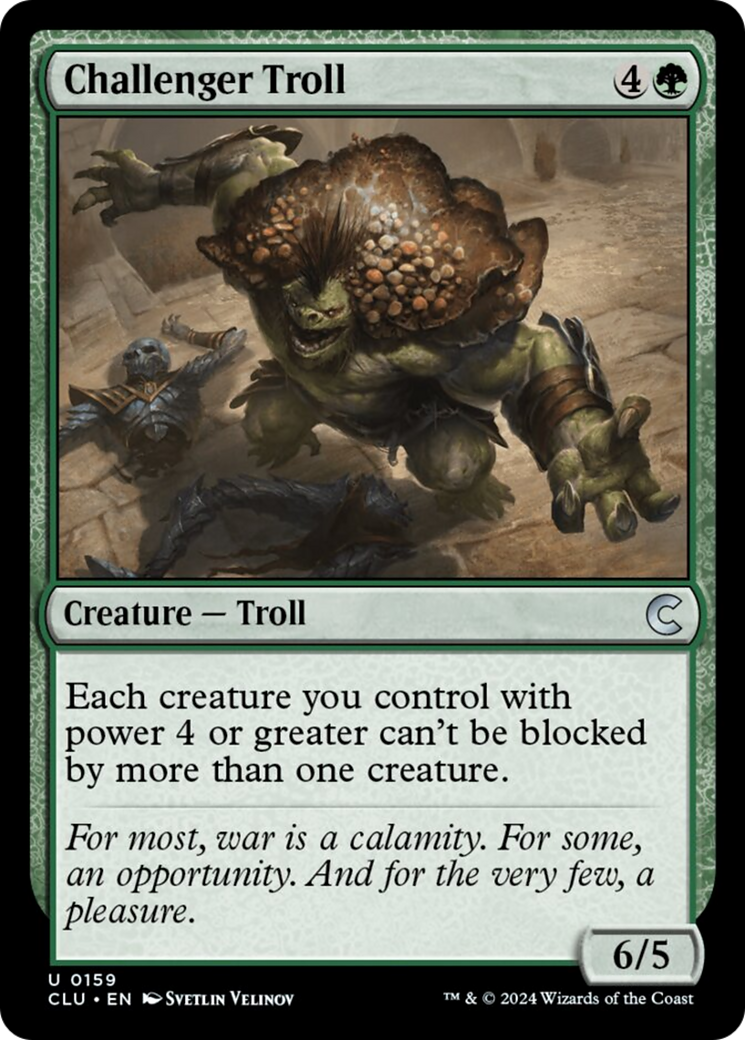 Challenger Troll [Ravnica: Clue Edition] | Webway Games