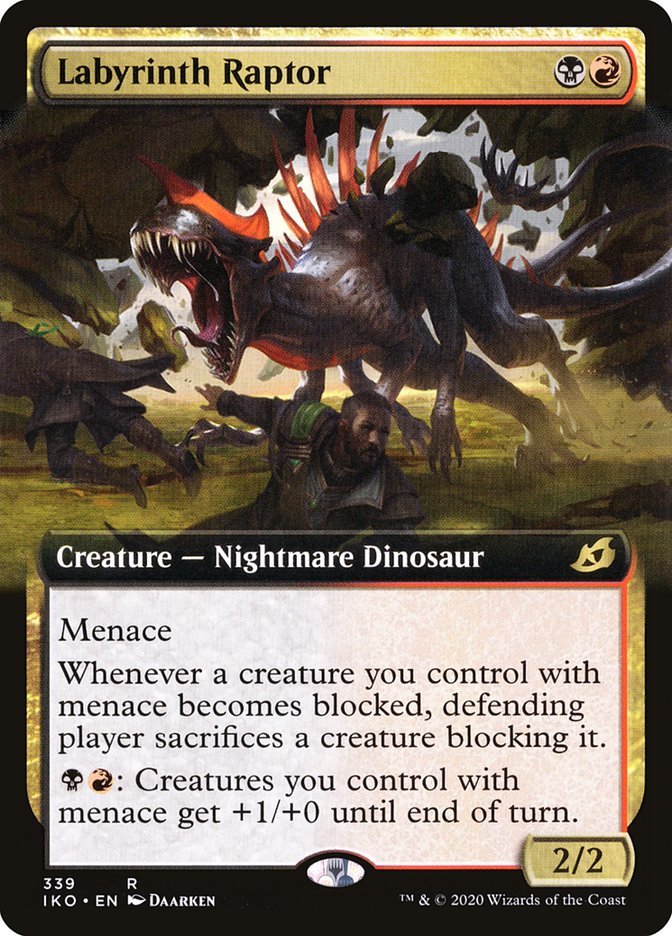Labyrinth Raptor (Extended Art) [Ikoria: Lair of Behemoths] | Webway Games