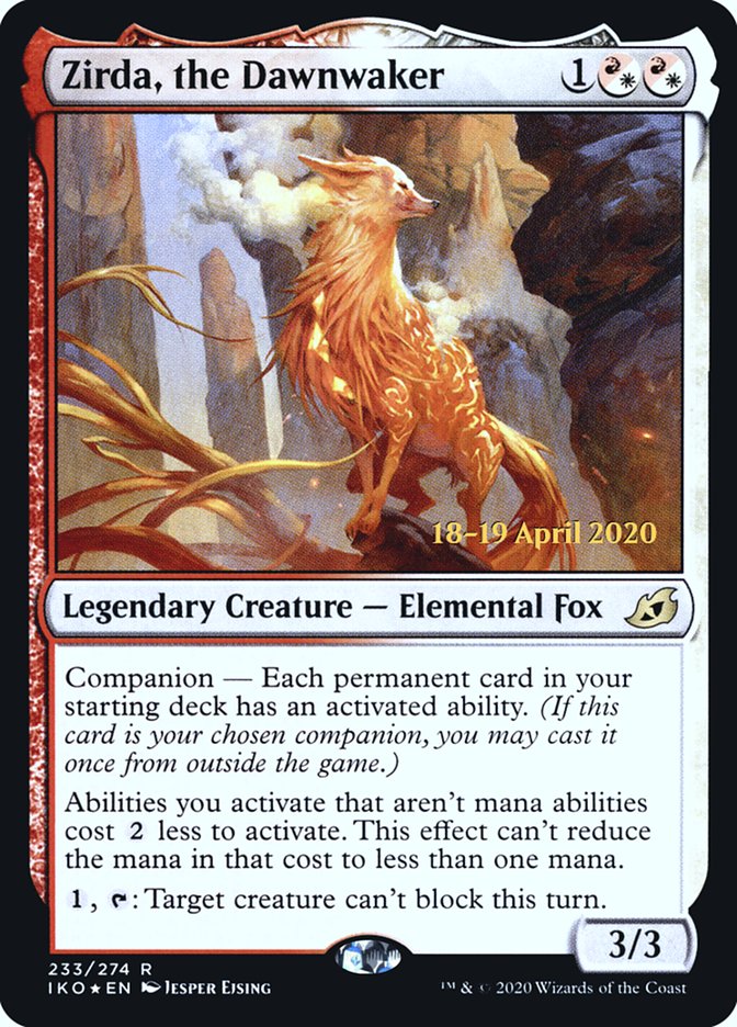 Zirda, the Dawnwaker  [Ikoria: Lair of Behemoths Prerelease Promos] | Webway Games
