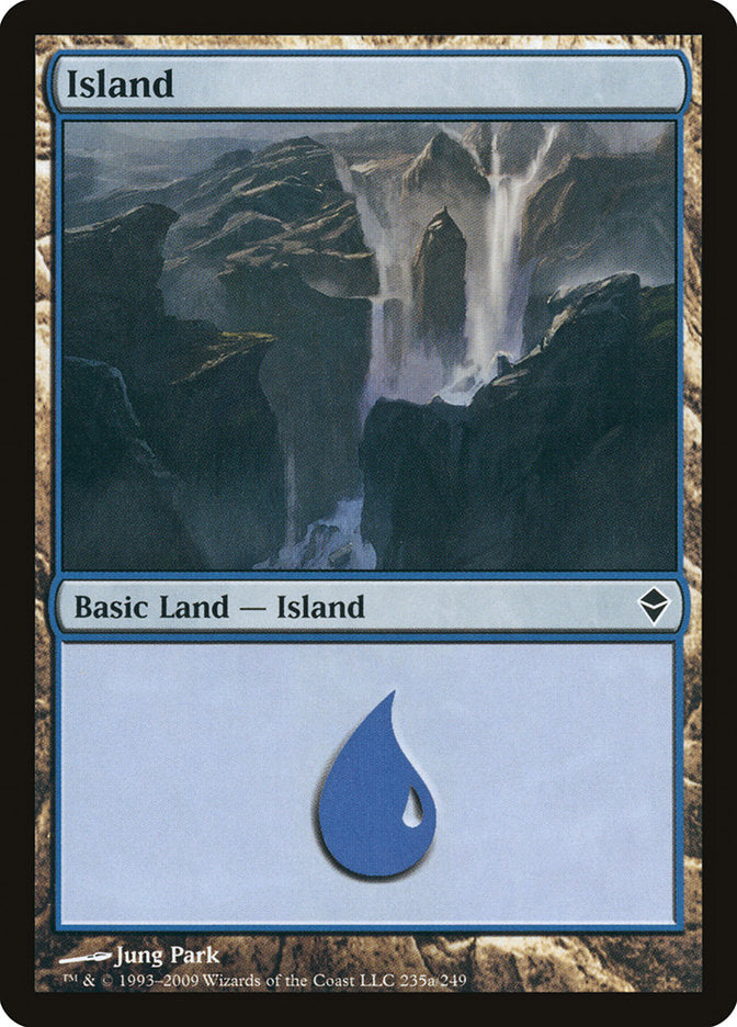 Island (#235a) [Zendikar] | Webway Games