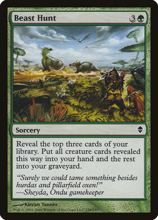 Beast Hunt [Zendikar] | Webway Games