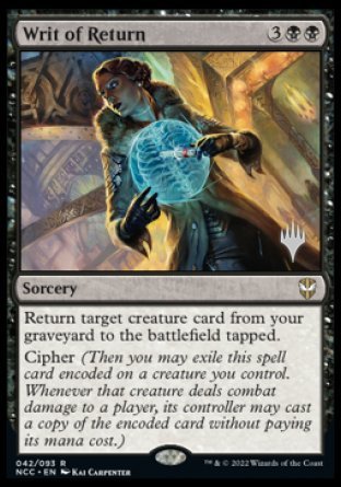Writ of Return (Promo Pack) [Streets of New Capenna Commander Promos] | Webway Games