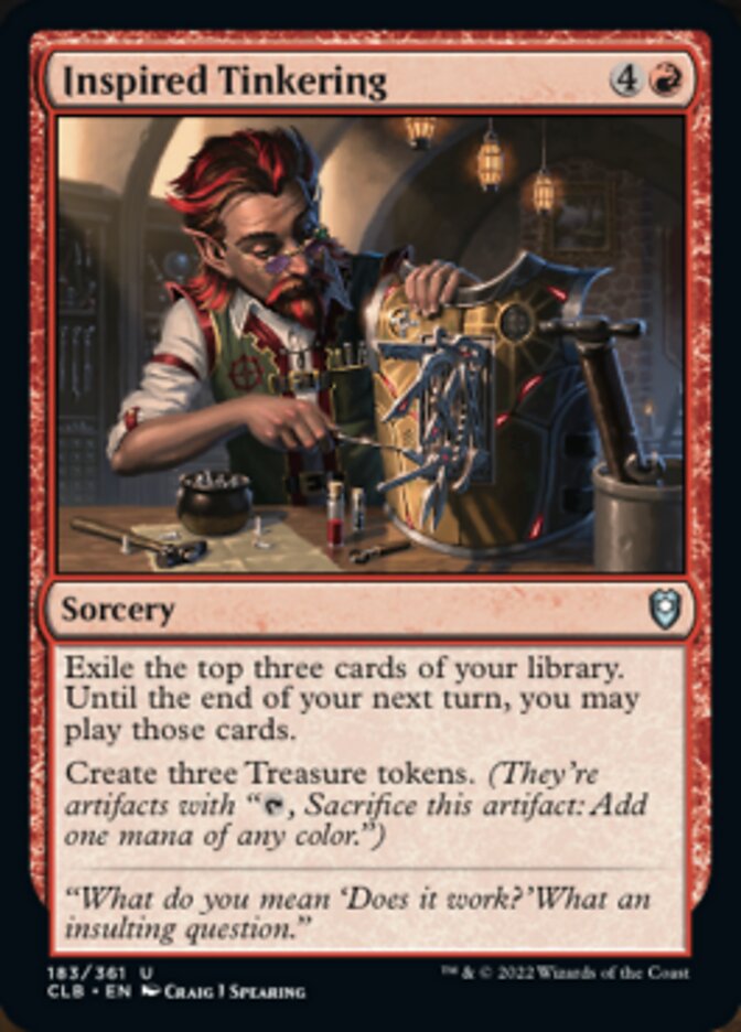 Inspired Tinkering [Commander Legends: Battle for Baldur's Gate] | Webway Games