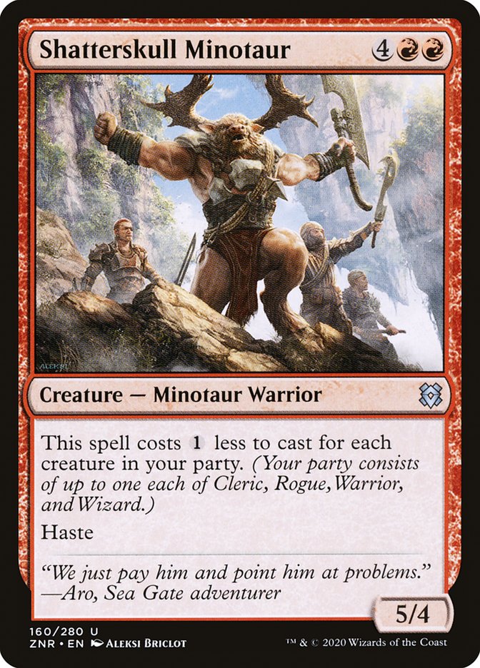Shatterskull Minotaur [Zendikar Rising] | Webway Games