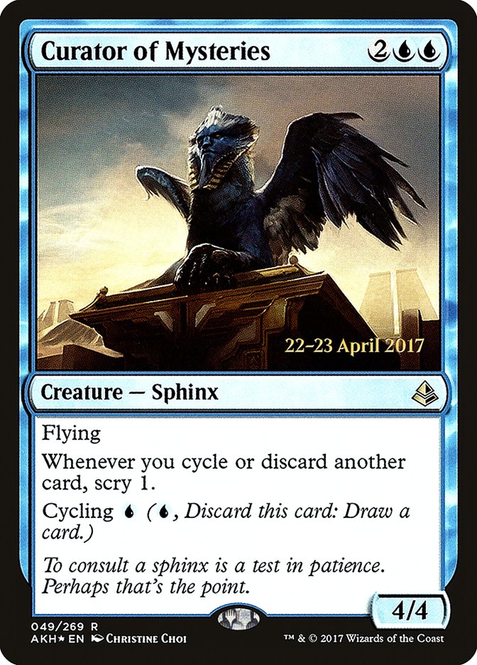 Curator of Mysteries  (Prerelease) [Amonkhet Prerelease Promos] | Webway Games