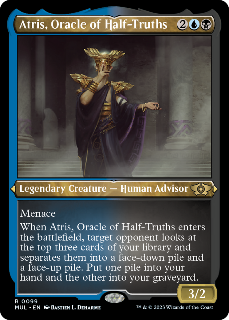 Atris, Oracle of Half-Truths (Foil Etched) [Multiverse Legends] | Webway Games