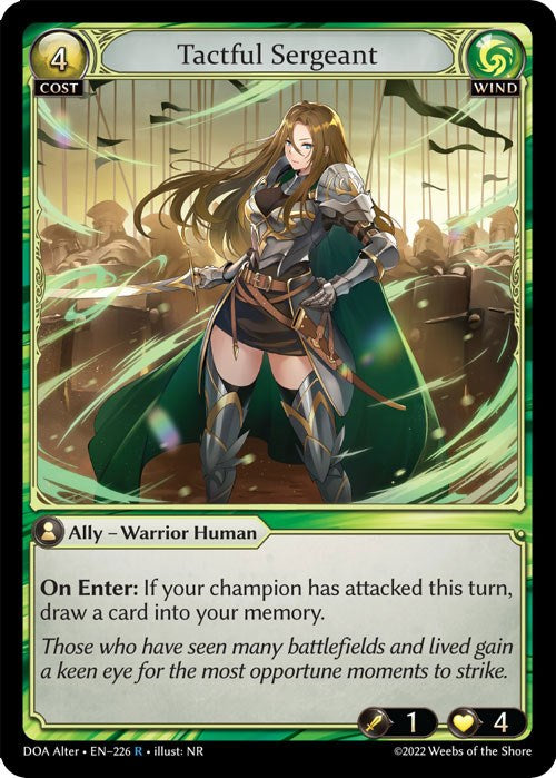 Tactful Sergeant (226) [Dawn of Ashes: Alter Edition] | Webway Games