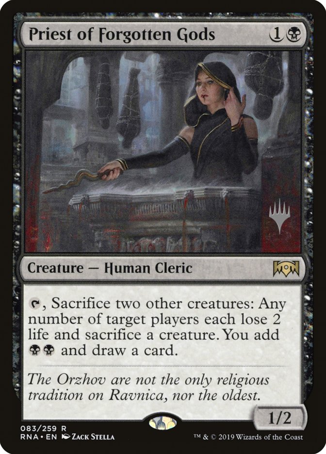 Priest of Forgotten Gods (Promo Pack) [Ravnica Allegiance Promos] | Webway Games
