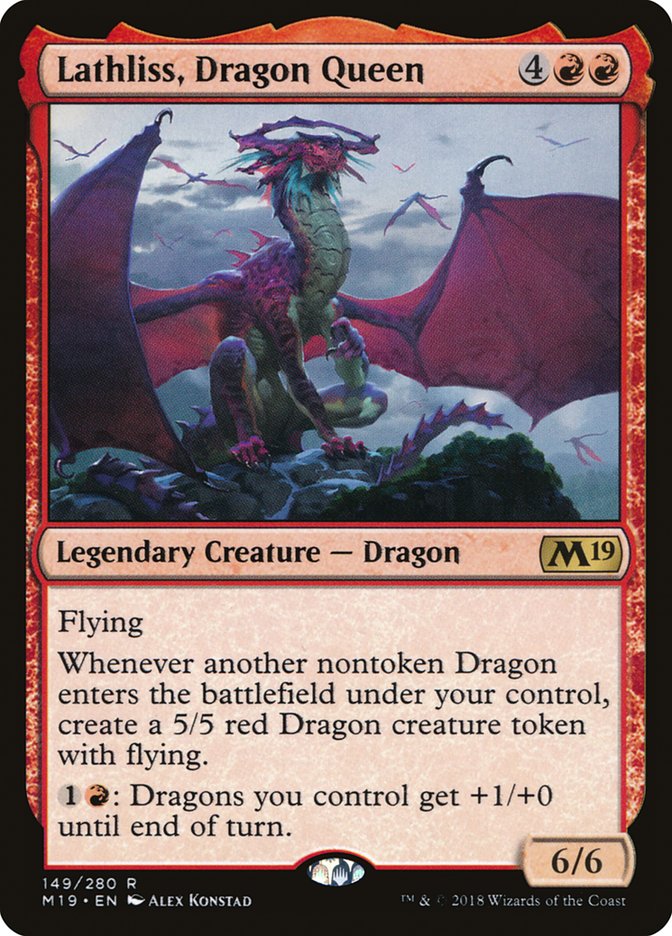 Lathliss, Dragon Queen [Core Set 2019] | Webway Games