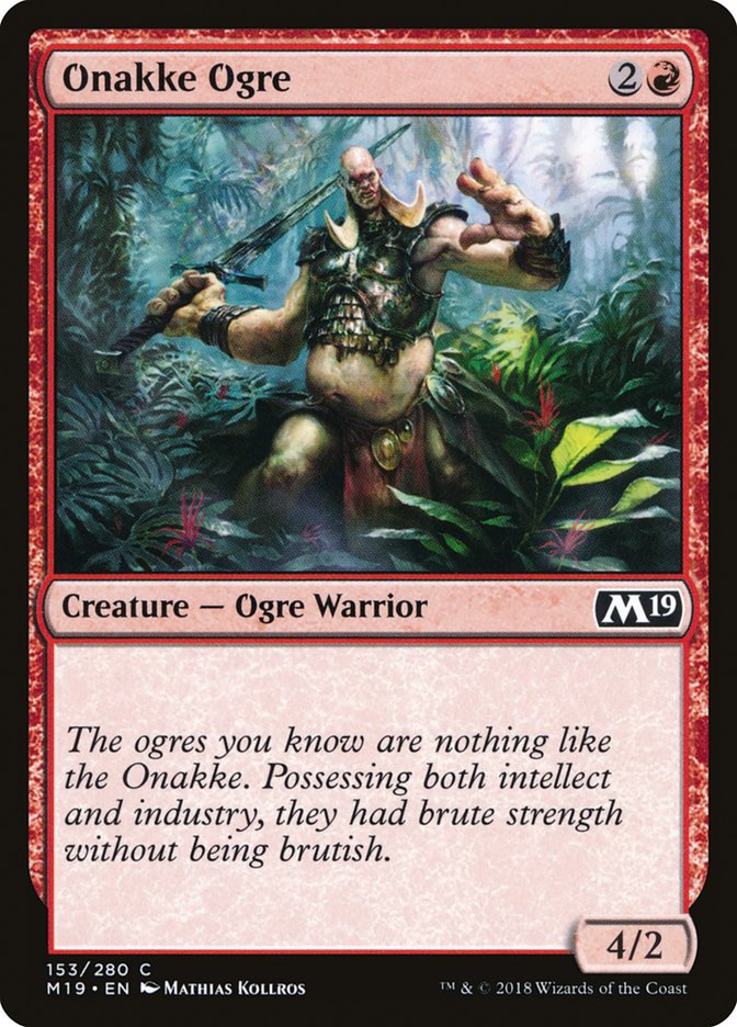 Onakke Ogre [Core Set 2019] | Webway Games