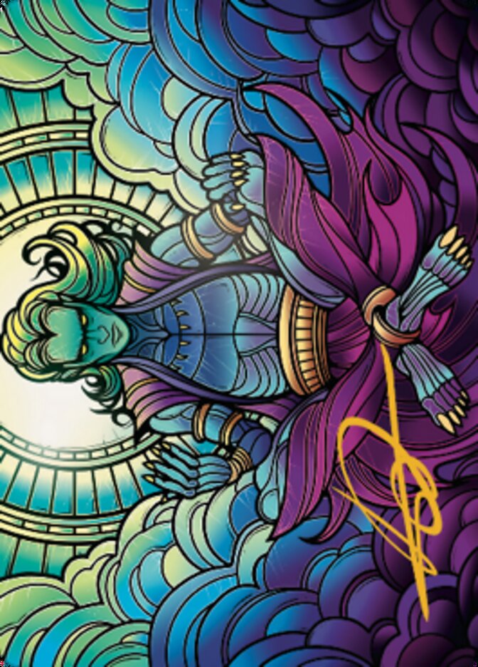 Zur, Eternal Schemer Art Card 2 (Gold-Stamped Signature) [Dominaria United Art Series] | Webway Games