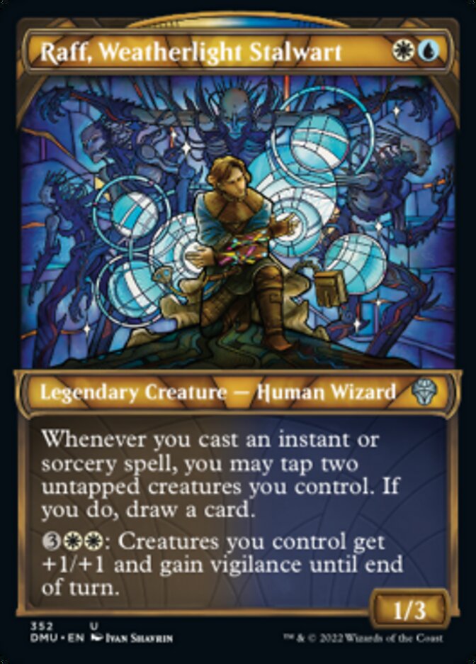 Raff, Weatherlight Stalwart (Showcase Textured) [Dominaria United] | Webway Games