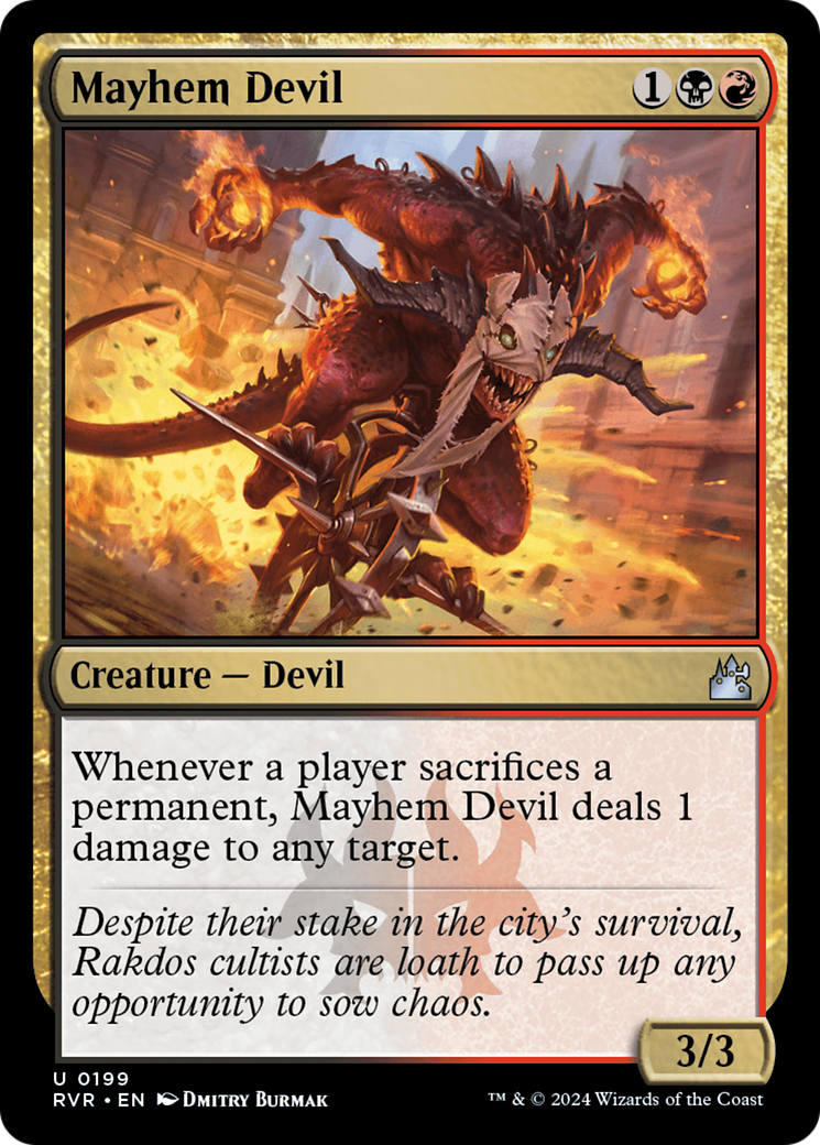 Mayhem Devil [Ravnica Remastered] | Webway Games