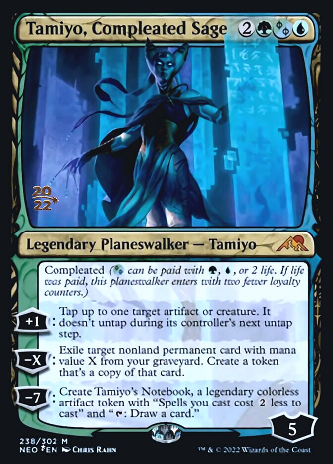 Tamiyo, Compleated Sage [Kamigawa: Neon Dynasty Prerelease Promos] | Webway Games