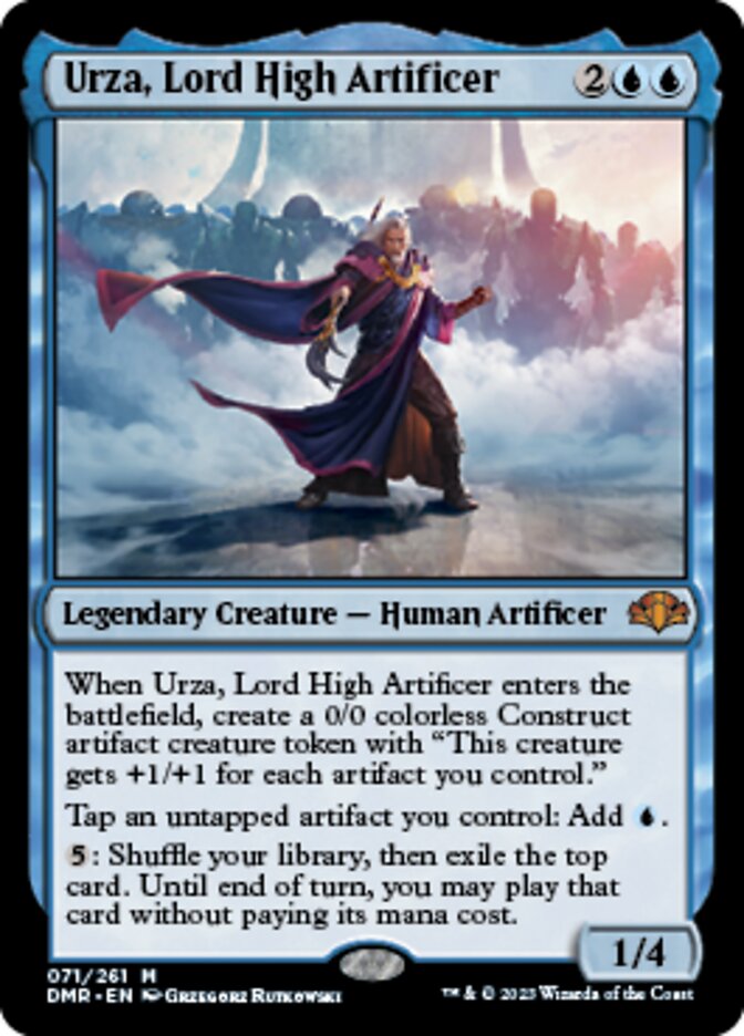 Urza, Lord High Artificer [Dominaria Remastered] | Webway Games