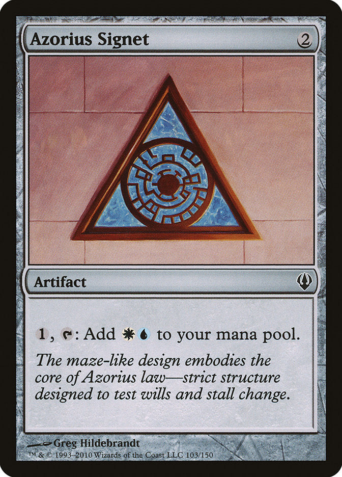 Azorius Signet [Archenemy] | Webway Games