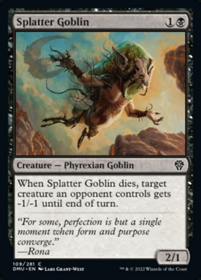 Splatter Goblin [Dominaria United] | Webway Games
