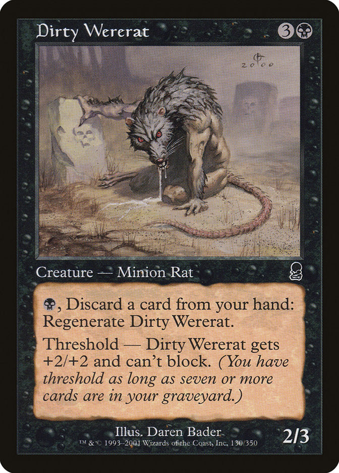 Dirty Wererat [Odyssey] | Webway Games