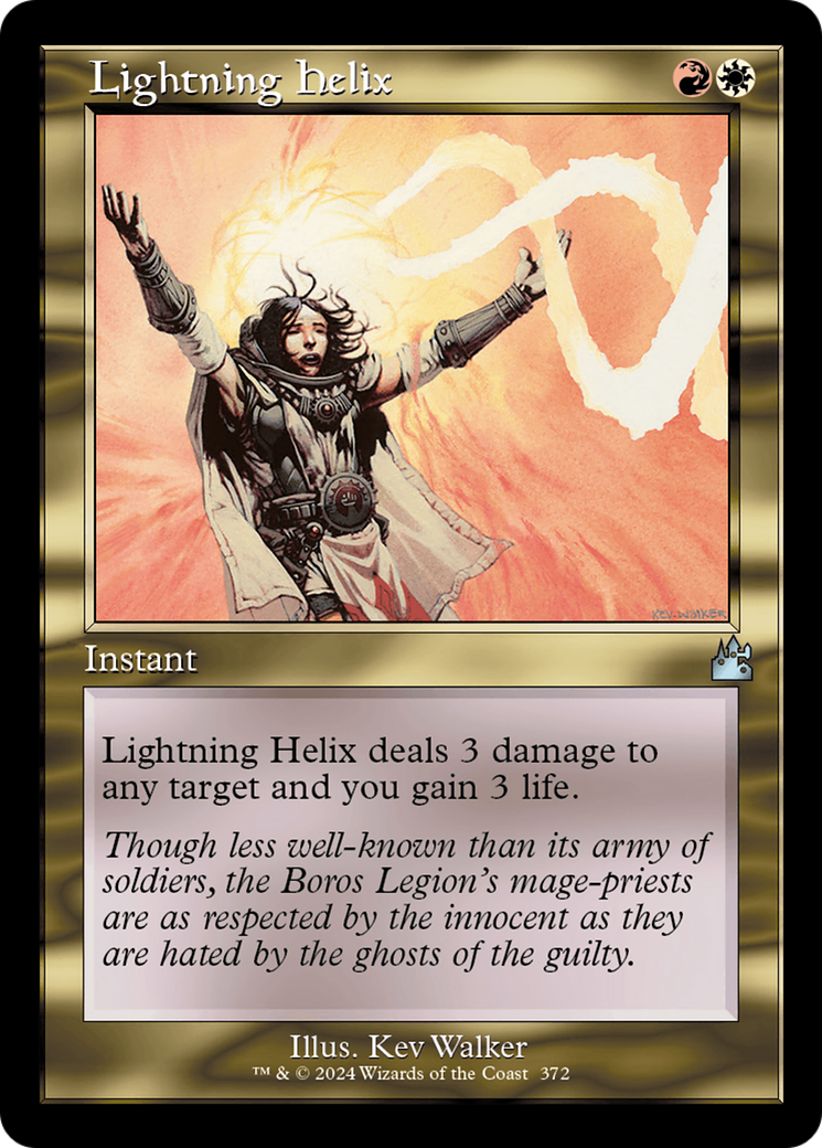 Lightning Helix (Retro Frame) [Ravnica Remastered] | Webway Games
