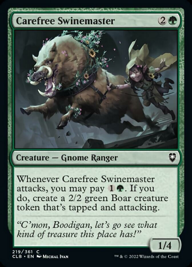 Carefree Swinemaster [Commander Legends: Battle for Baldur's Gate] | Webway Games