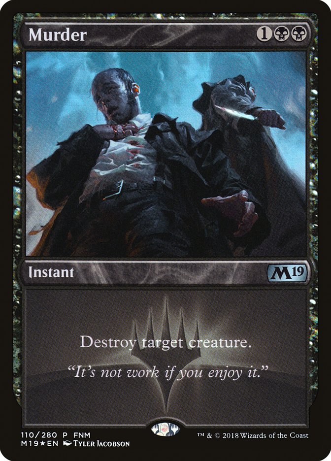 Murder (FNM) [Core Set 2019 Promos] | Webway Games