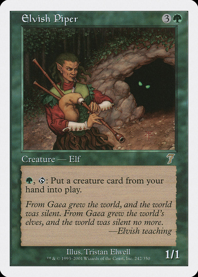 Elvish Piper [Seventh Edition] | Webway Games