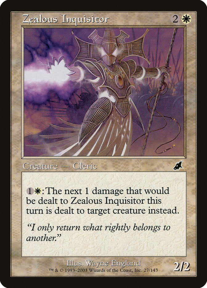Zealous Inquisitor [Scourge] | Webway Games